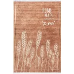 فرش آشپزخانه طرح 25AA0030 قهوه ای 700 شانه