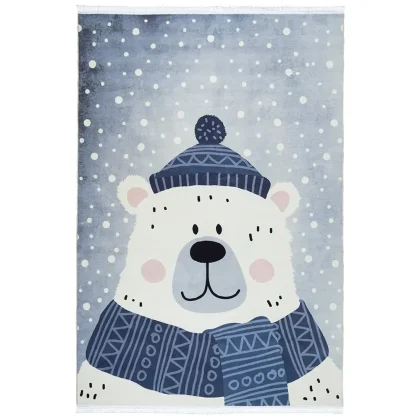 فرش کودک طرح خرس برفی کد 100273