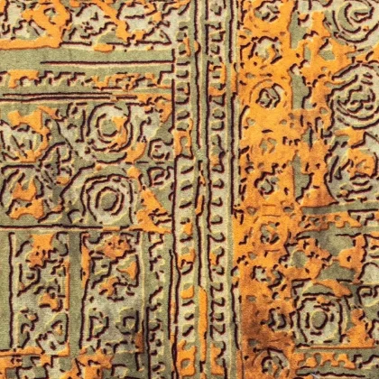 فرش آشپزخانه طرح 25AA0010 زیتونی