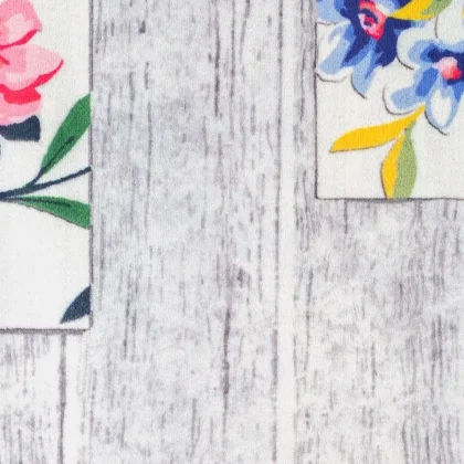 فرش آشپزخانه طرح 25AA0110 طوسی 700 شانه