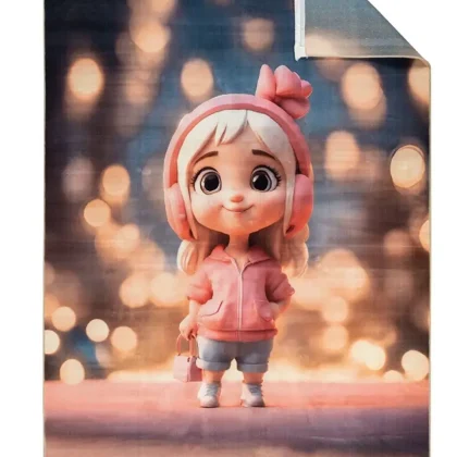 فرش کودک طرح 25KK0020 خاکستری 700 شانه