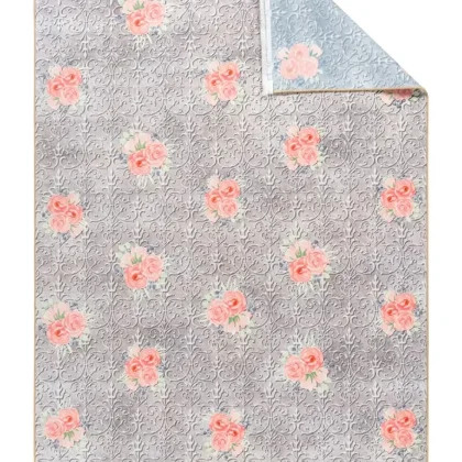 فرش آشپزخانه طرح 25AA0130 طوسی 700 شانه