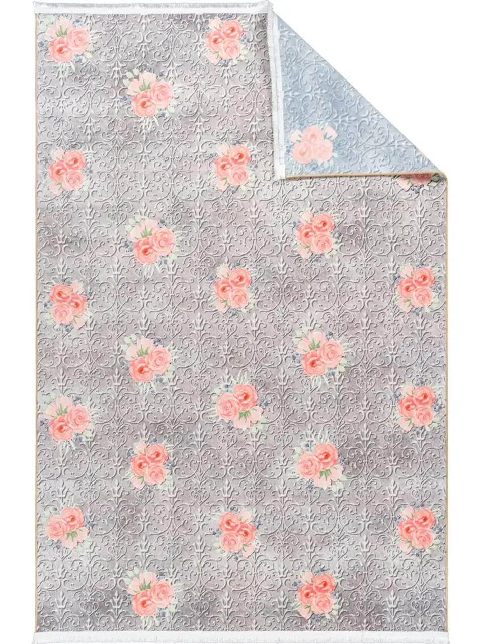 فرش آشپزخانه طرح 25AA0130 طوسی 700 شانه