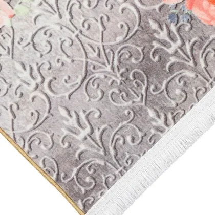 فرش آشپزخانه طرح 25AA0130 طوسی 700 شانه