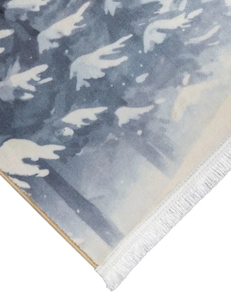 فرش کودک طرح 25KK0000 خاکستری 700 شانه