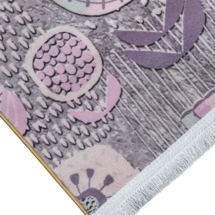 فرش آشپزخانه طرح 25AA0120 طوسی 700 شانه