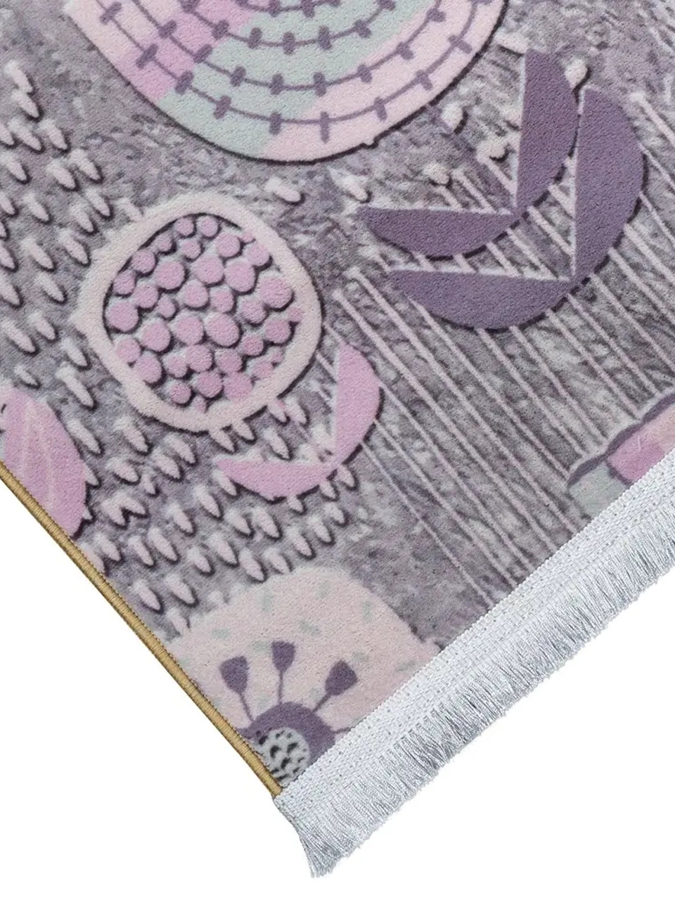 فرش آشپزخانه طرح 25AA0120 طوسی 700 شانه