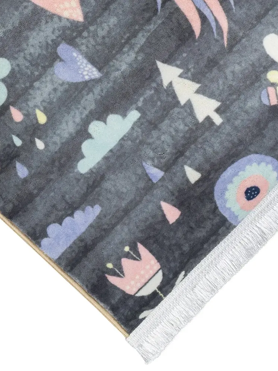 فرش کودک طرح اسب تک شاخ کد 25KM0030