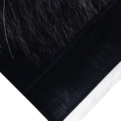 فرش کودک طرح شیر کد 25KN0000 سیاه