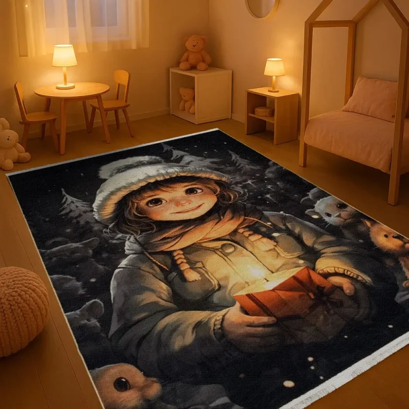 فرش کودک طرح دختر کد 25KK0010