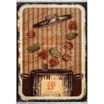 فرش آشپزخانه طرح 2544022090 تمام رنگ 700 شانه