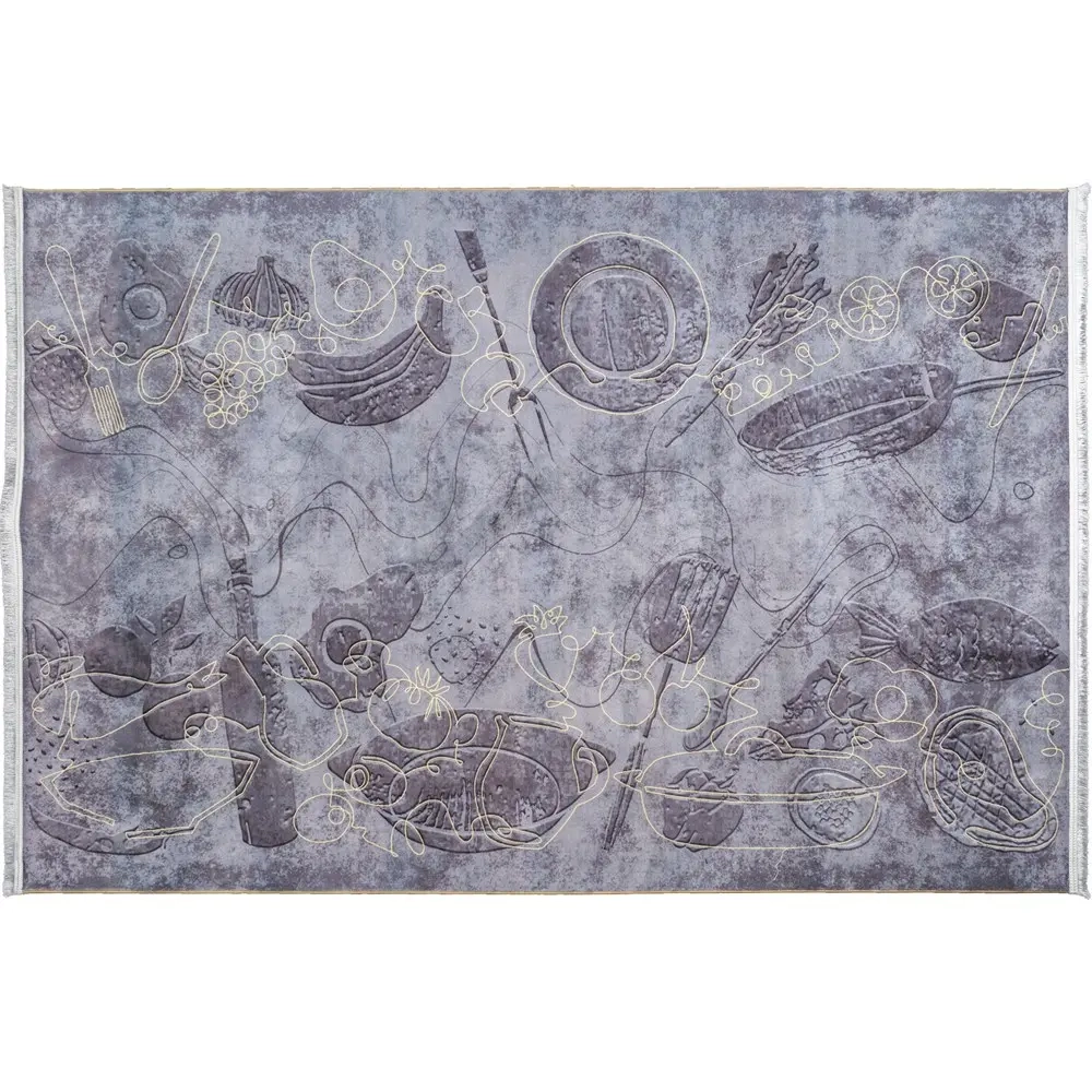 فرش آشپزخانه طرح 2544031090 تمام رنگ 700 شانه