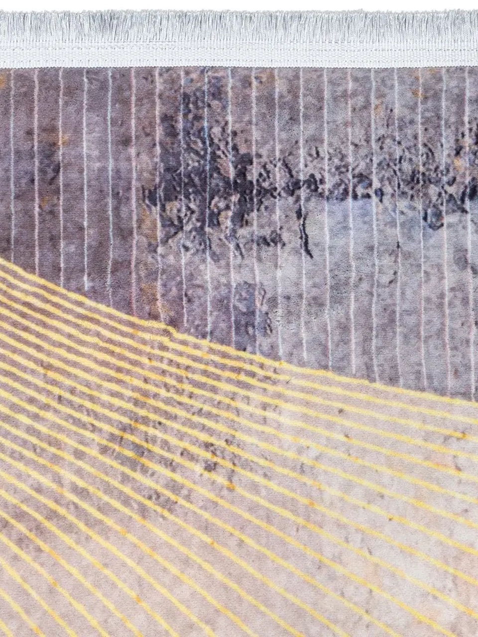 فرش آشپزخانه طرح 25AA0070 خاکستری 700 شانه