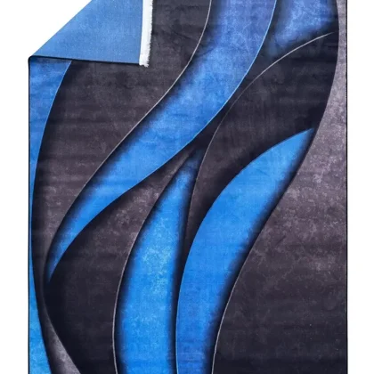 فرش آشپزخانه طرح 25AA0040 مشکی 700 شانه