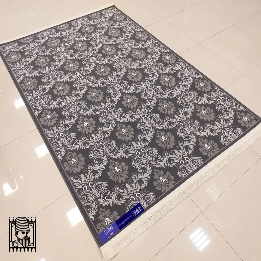 گلیم فرش طوسی کد 22298